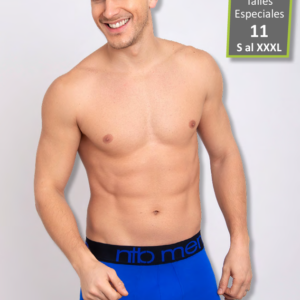 BOXER ALGODON Y LYCRA C/ ELASTICO PERSONALIZADO NATUBEL 11